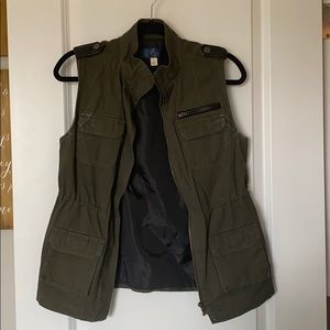 Olive Green Vest